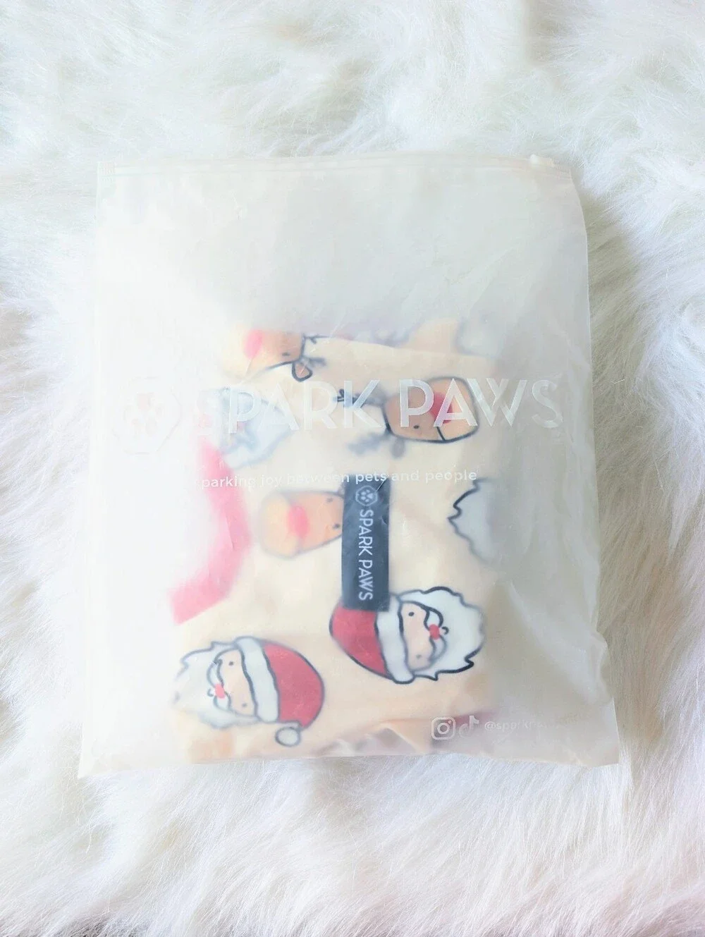 Dog Pajamas, Onesie, Santa, Reindeer, Holiday, Christmas, M, New, Spark Paws